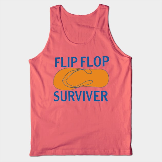 Flip flop surviver Tank Top by osaya